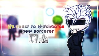 Jujutsu Kaisen react to Makima as new sorcerer jjk  🇬🇧  🇧🇷  made by Yushimi 🇸🇯 [upl. by Gally483]