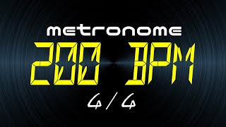 metronome 200 BPM 44 [upl. by Yesoj704]