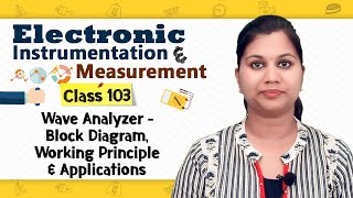 Wave Analyzer  Block Diagram Working Principle amp Applications  Electronic Instrumentation [upl. by Fabrice]