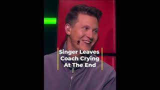 The Voice Singer Leaves Coach Crying At The End [upl. by Yatnwahs]