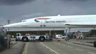 British Airways Concorde at Heathrow [upl. by Eisenberg]