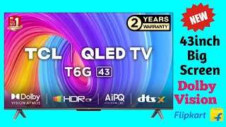 TCL 43inch QLed Ultra HD 4K Smart Google Tv with game master 20  43T6G  Latest Smart Tv from TCL [upl. by Aynor145]