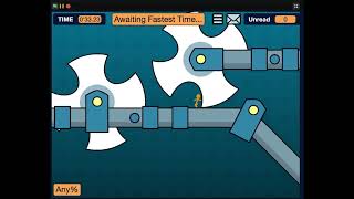 Griffpatch Massive Multiplayer Platformer Any Speedrun  12693 [upl. by Annoit]