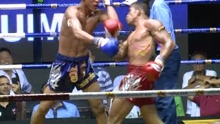 Muay Thai Fight  Pornsanae vs ET  Rajadamnern Stadium Bangkok 9th November 2014 [upl. by Belda]