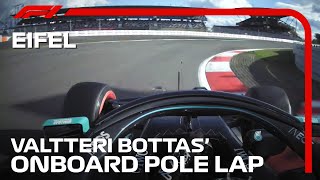 Valtteri Bottas Pole Lap  2020 Eifel Grand Prix  Pirelli [upl. by Naesyar]