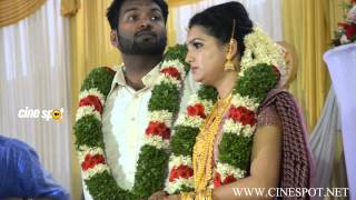 Saranya Mohan Singing at Marriage Reception HD video [upl. by Nbi]