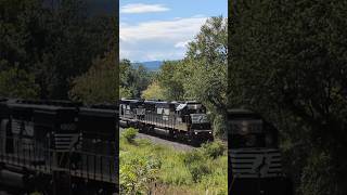 Norfolk Southern H57 Leaving Southbound with Boxcars norfolksouthern [upl. by Niletac]