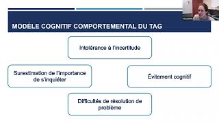 Thérapie cognitivocomportementale du trouble anxiété généralisée [upl. by Anaul]