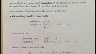 Lecture 5  Convex Optimization I Stanford [upl. by Hnirt]