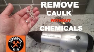 How to Easily Remove Silicone Caulk Without Using Chemicals [upl. by Dunning893]