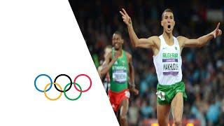 Taoufik Makhloufi ALG Wins 1500m Gold  London 2012 Olympics [upl. by Ahsile]