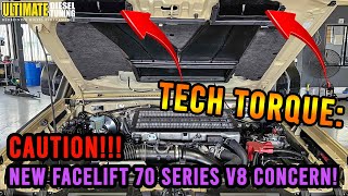 Got a new Facelift V8 70 Series Here is one huge engine difference that you need to be aware of [upl. by Drapehs]