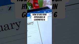 how to use your hyperlinks in goodnotes 6 6bpixel goodnotes6 [upl. by Zalea506]