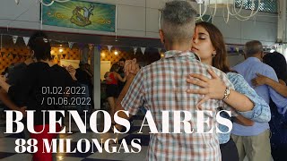 88 milongas Tango Buenos Aires 2022 1 [upl. by Hajed]