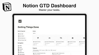 Notion GTD Dashboard The Ultimate Tool for Getting Things Done [upl. by Anselmo]