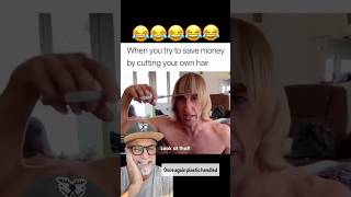 The Best Home Haircut Ever Hairdresser Reacts [upl. by Anaes]