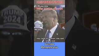 Trump comments on Arnold Palmers Private Parts Latrobe Pennsylvania [upl. by Halbeib]