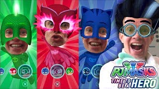 PJ Masks iPad Transform into Gekko Owlette Catboy Disney Junior [upl. by Goldsworthy419]