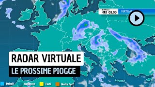 Radar Virtuale la prossima settimana nuova pioggia [upl. by Hsemin880]