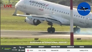 LIVE BORDEAUX AIRPORT ACTION PLANESPOTTING 12102024 [upl. by Nwahsak45]