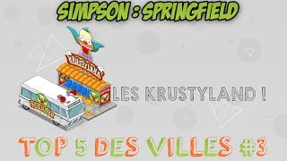 Les Simpson  Springfield  TOP 5 DES VILLES 3 [upl. by Kin]