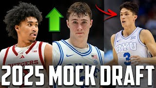 OFFICIAL 2025 NBA Mock Draft 20 HUGE Change At The Top [upl. by Nahtnamas]