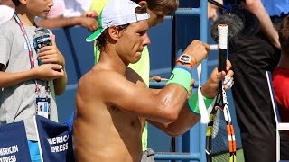 How to rewrap OverGrip on Tennis Racquet like Rafael Nadal [upl. by Dilisio]