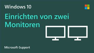 So richtest du mehrere Monitore unter Windows 10 ein  Microsoft [upl. by Bonnie]