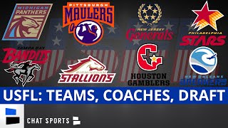 USFL Who The USFL Teams Are Coaches Notable Players amp Schedule For United States Football League [upl. by Latta]