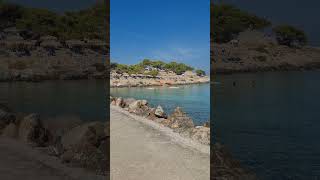 Discover Serenity at Aponisos Beach on Agistri Island🌊🌊 [upl. by Rabbi775]