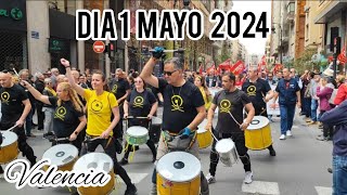 Día 1 de mayo del trabajador en VALENCIA Pasamos una mañana muy participativa en el centro [upl. by Enyamart]