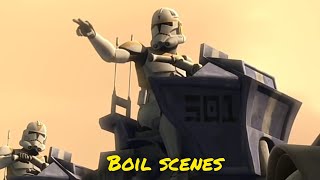 All clone trooper Boil scenes  The Clone Wars [upl. by Garnette864]