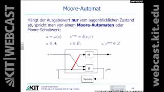 16 Schaltwerke Mealy und MooreAutomat Automatengraph [upl. by Clardy92]