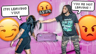 I’M LEAVING YOU PRANK ON BOYFRIEND😏 He took my car [upl. by Sucramd]