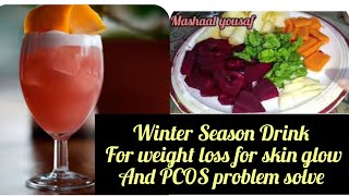 Weight Loss Drink  very important drink for winter season  Skin glow Drink  PCOS improves drink [upl. by Jobye]