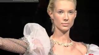 Fashion Show quotGattinoniquot Autumn Winter 2007 2008 Haute Couture Rome 6 of 7 by Fashion Channel [upl. by Eiznikcm]