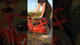 Can my mini bike do a burnout frpofficials frp GMB100 minibike 99cc4stroke dirtbike [upl. by Snow18]