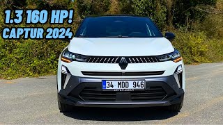 PERFORMANSINA ÅAÅIRACAKSINIZ YENÄ° RENAULT CAPTUR 2024 ESPRÄ°T ALPÄ°NE  13 MÄ°LD HYBRÄ°D 160 HP EDC [upl. by Yllim]