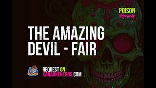 The Amazing Devil  Fair Karaoke version [upl. by Whiteley]