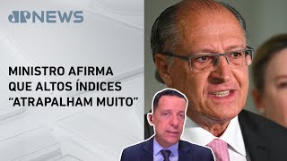 Alckmin diz que não faz sentido Brasil ter segunda maior taxa de juros do mundo Trindade analisa [upl. by Mercado]