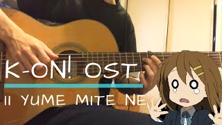 KON OST Ii Yume Mite Ne Fingerstyle Cover TABS [upl. by Aggappora]