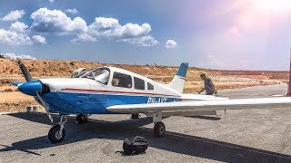 EPIC PA28 Flying Adventure  Exploring Greek Islands  ATC Audio [upl. by Weidman]