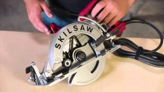 SKILSAW Worm Drive Circular Saw Tips  Remove Diamond Knock Out from Saw Blade [upl. by Mohsen]