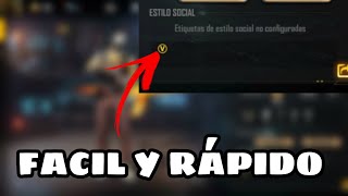 COMO TENER LA V DE VERIFICADO EN LA DESCRIPCIÓN DE FREE FIRE RÁPIDO Y FÁCIL [upl. by Krause733]