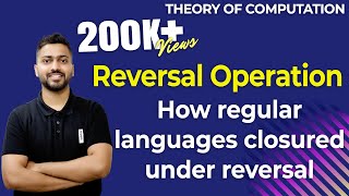 Lec33 Reversal Operation in toc  How regular languages closured under reversal [upl. by Akirrehs]