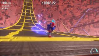 Sonic Frontiers 4D Cyberspace Unrestricted Speedrun  001470 [upl. by Nhoj]