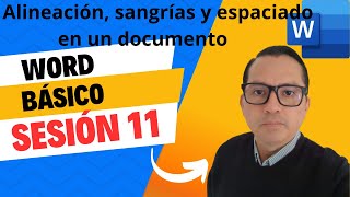 Cómo alinear y dar un espaciado a un texto en Word 📃​📄​💼​ [upl. by Anesor]