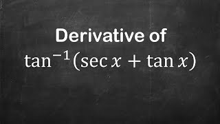 How to find derivative of arctansecx  tan x  Derivative of Trigonometric Functions [upl. by Neveda]