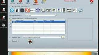 Video Conversion FLV to avi Quick Media Converter Freeware [upl. by Oos190]