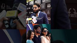 Exclusive Visuals of NagaChaitanya and Akkineni Family at Devasasu Screening  IFFI2024  Gulte [upl. by Orvil262]